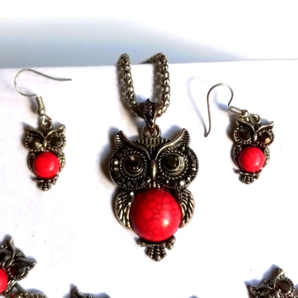 OWL  RED 3PIECE SET